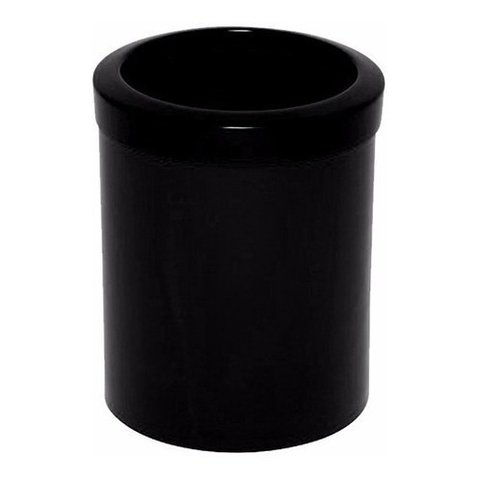 04 Un. Lixeira em Plástico com Aro 12 Litros Home ou Office Cor:preto