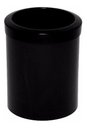 Ver imagem 1 de 04 Un. Lixeira em Plástico com Aro 12 Litros Home ou Office Cor:preto