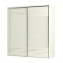 Ver imagem 1 de Guarda Roupa 100% Mdf Casal 2,23m com 2 Portas de Correr Tw602 Dalla Costa-off White