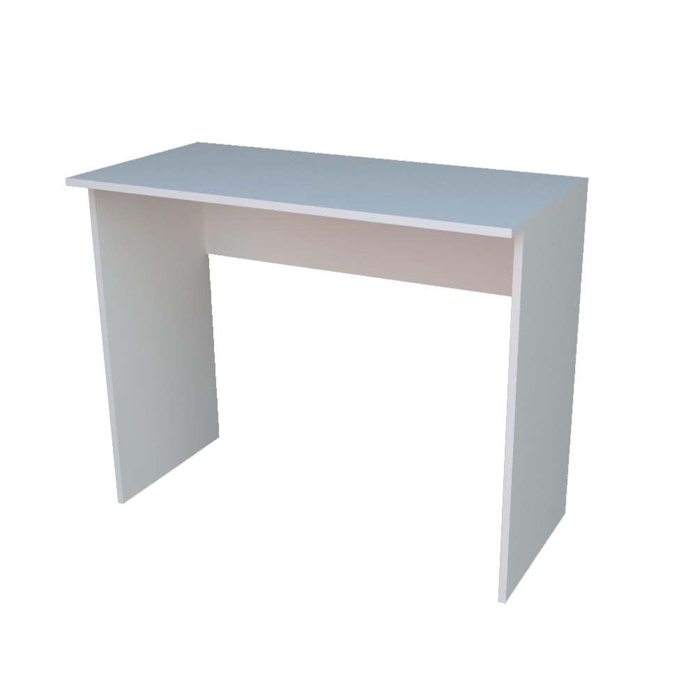Mesa pequena para escritório 90x44cm Cor: Branco | MadeiraMadeira