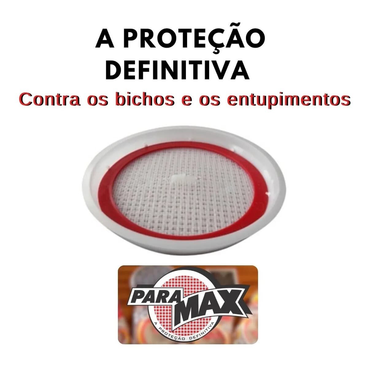 Kit 3 Ralos Protetor Anti Insetos 3x10 Cm + 2x15 Cm Paramax - 3