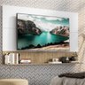 Painel TV 65" com Prateleira Amsterdã Up Multimóveis V3641 Branco/Rustic - 2