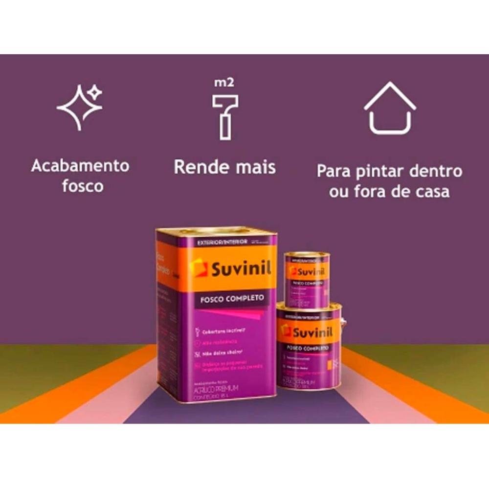 Tinta Acrílica Frescor De Laranja Fosca 3,2L - Suvinil - 3