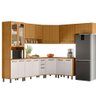 Cozinha Modulada Criare 8 Peças com Canto Poliman Móveis - 1