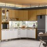 Cozinha Modulada Criare 8 Peças com Canto Poliman Móveis - 2