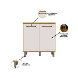 Cozinha Modulada Criare 8 Peças com Canto Poliman Móveis - 11