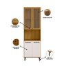 Cozinha Modulada Criare 8 Peças com Canto Poliman Móveis - 4