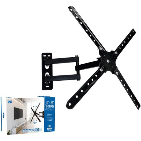 Suporte para Tv Triarticulado Ate 56pol Lcd/le