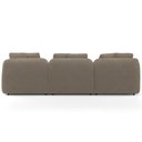 Ver mais imagens de Sofá 4 Lugares com Chaise Direito Sala Living 288cm Arlo F04 Veludo Marrom Claro - Lyam Decor