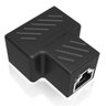 Adaptador Duplicador para Cabo de Rede Rj45 Entradas Fêmeas - 2