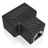 Adaptador Duplicador para Cabo de Rede Rj45 Entradas Fêmeas - 1