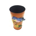 Ver imagem 5 de Vaso Jardim Quintal Varanda Passaro Flor de Ferro Laranja