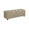 Baú Puff Recamier 155cm Bege - 1