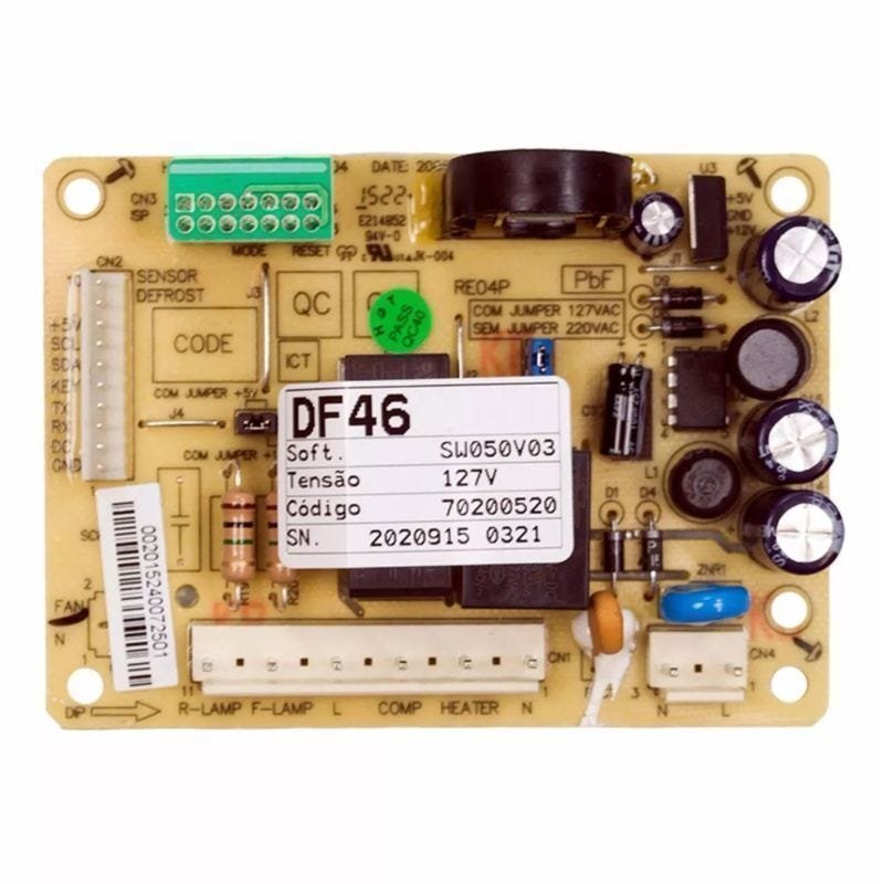 Placa Potência Refrigerador Electrolux Df46 Original - 127v - 1