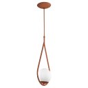 Ver imagem 3 de Kit 2 Luminária Pendente Aro Gota Orby Cobre Magnifico