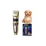 MAQUINA DE TOSA S FIO PROFISSIONAL PETS CLIPPER KEMEI KM-1053 - DOURADO - 6