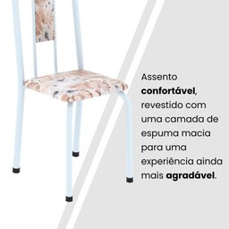 Conjunto Sala de Jantar com 4 Cadeiras Lívia - 8