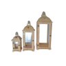 Trio de Lanterna Decor Natural e Metal - 1