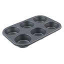 Ver imagem 1 de Forma para 6 Cupcakes Mimo Ass23378 Retangular Aço Carbono Preto