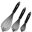 Ver imagem 1 de Kit 3 Conjunto Multifuncional Walfos Batedor Misturador Manual Elashopp Vermelho