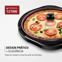 Ver imagem 4 de Panela Elétrica Mondial Cook e Grill Redondo Preto 1270w 220v - G-03-rc