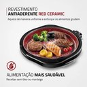 Ver imagem 2 de Panela Elétrica Mondial Cook e Grill Redondo Preto 1270w 220v - G-03-rc