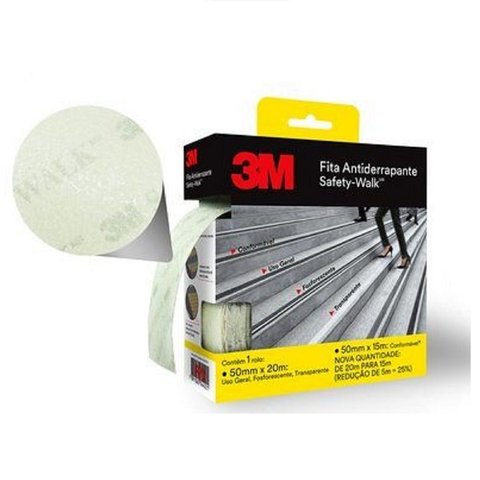 Fita Antiderrapante Safety Walk Transparente 50mm X 20m 3m Hb004521843