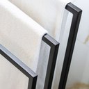 Ver imagem 4 de Kit 02 Toalheiros Porta Toalha de Piso Lavabo Gênova D01 Peroba - Inoviza