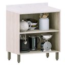 Ver imagem 3 de Balcão para Cozinha Modulada 80 Cm 2 Portas Atenas Cinza Cristal