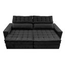 Ver imagem 5 de Sofá Retrátil e Reclinável 2,75m Cama inBox Big Star com SoftGel D40 Velupluma Preto