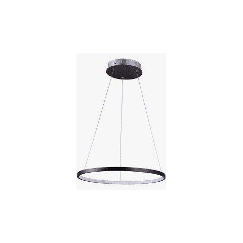 Pendente Circle One Led 4000k Preto - Lumanti