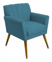 Ver imagem 2 de Kit 2 Poltronas Decorativa Cecília - Azul Turquesa