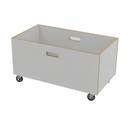 Ver imagem 6 de Baú Organizador de Brinquedos Mdf com Rodinhas 360º Brincar