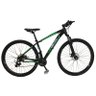 Bicicleta aro 29 mountain bike vip bikes preta/verde tam 15 - 1
