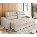 Ver imagem 1 de Sofa Retrátil e Reclinável com Pillow Top 3 Lugares 2,30m Bellory