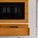 Ver imagem 3 de Bancada Suspensa Atena Tvs até 65” Cinamomo Off White 286139 Madetec