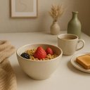 Ver imagem 5 de Bowl Orgânico Latte Off White 558ml Porto Brasil Cumbuca para Servir Caldos Sopas Massas
