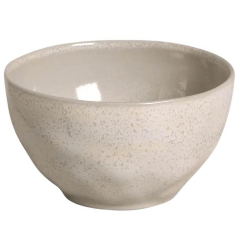Bowl Orgânico Latte Off White 558ml Porto Brasil Cumbuca para Servir Caldos Sopas Massas
