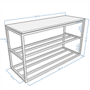 Ver imagem 2 de Banco Sapateira de Ferro com Estilo para Sua Casa 30x90cm