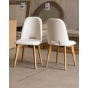 Ver imagem 1 de Cadeiras para Mesa de Jantar Moderna - Haley - Requinte Salas