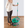 Kit Mop Noviça Balde Twister Turbo 17L Centrífuga + 2 Refil - 4
