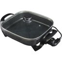 Ver imagem 1 de Panela Elétrica Quadrada 220v 1500w 30cm Mangiare Preta Apeq01i-02 Agratto