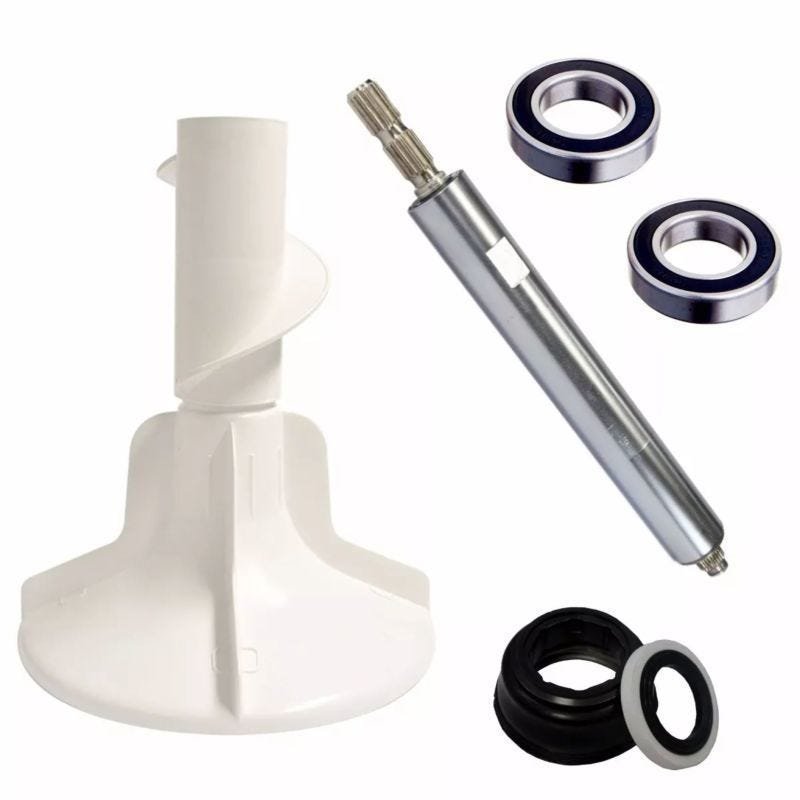 Tubo Eixo Agitador Selo Rolamentos Lavadora Lm08 Lf10 Lf90 - 1