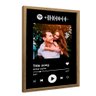 Quadro Personalizado com Foto e Música Spotify em Moldura Caixa Tacolado Papel de Parede 30 X 40cm M - 4
