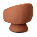 Ver mais imagens de Poltrona Giratória Orgânica Arco Linho Terracota - Sallar Home