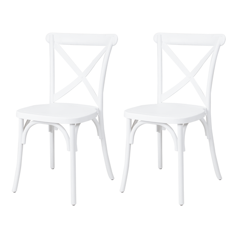Cadeira Paris Assento Liso Cx 2 Branco