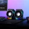 Caixa de Som Gamer Redragon Gs514 Kage Rgb - 3w - Conector P2 e Usb - 4