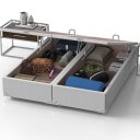 Ver imagem 5 de Box Baú Queen Bipartido Probel Luxo Jacquard