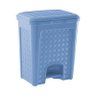 Lixeira com Pedal Rattan 13 Litros Paramount Azul - 1