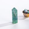 Ponta de Fluorita Verde Torre Obelisco de Pedra Natural:verde - 1